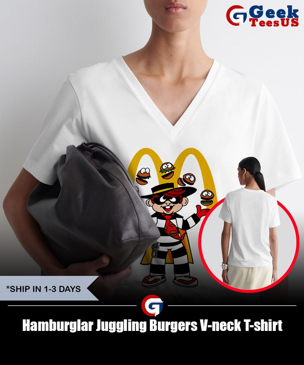 Hamburglar Juggling Burgers shirt
