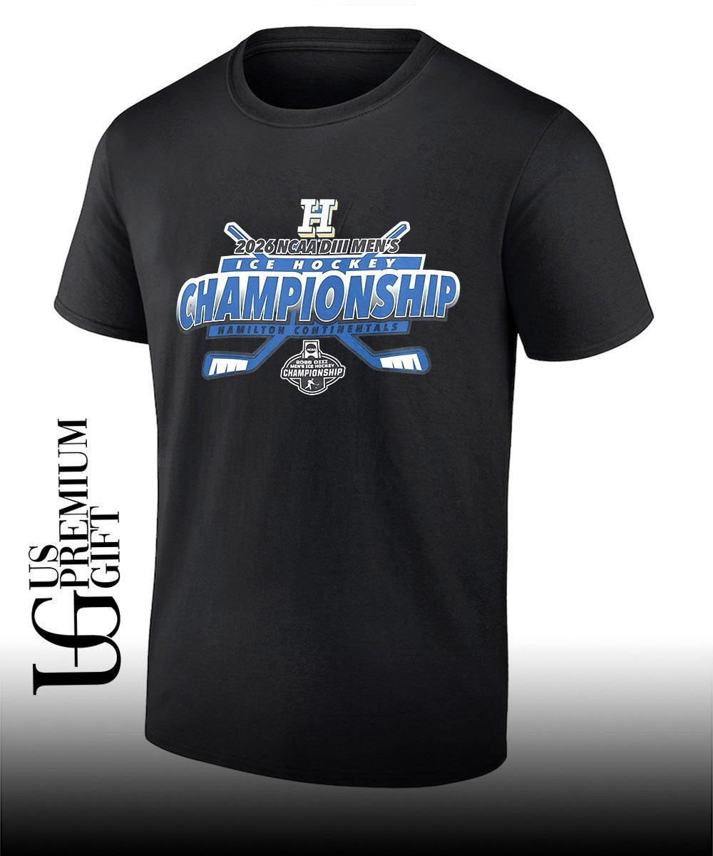 Hamilton Continentals NCAA Division III Men’s Ice Hockey Championship shirt