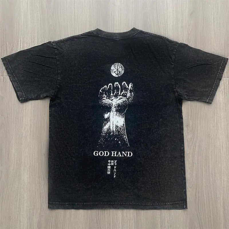 Hand of God Berserk T-shirt Anime Printed Shirt Hoodie, Sweatshirt | HypeDripTees.com