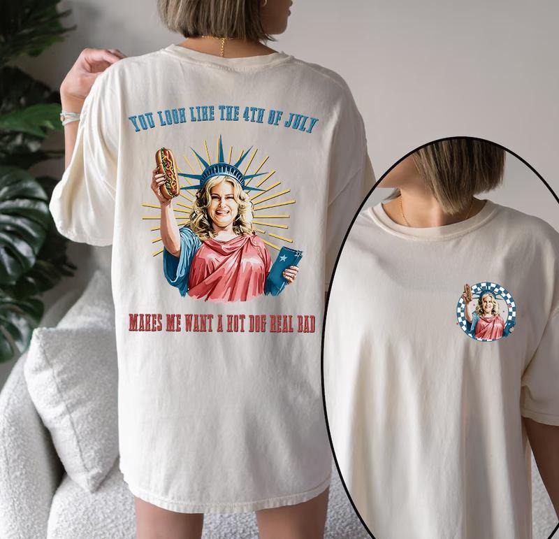 Happy 4Th Of July, Legally Blonde Jennifer Coolidge You Look Like The 4th Of July Makes Me Want A Hot Dog Real Bad Shirt,...