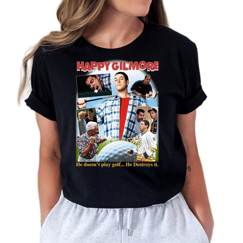 Happy Gilmore Shirt,, Adam Sandler T-Shirt, Adam Sandler Sweatshirt, Adam Sandler Tee Hoodie | HypeDripTees.com