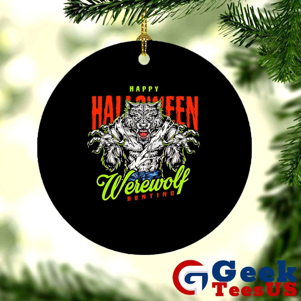 Happy Halloween Werewolf hunting shirt