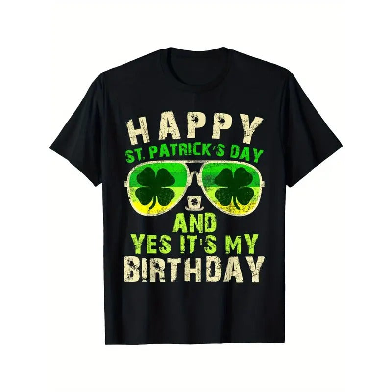 Happy St Patricks Day Birthday Saint Paddys Women Kids Men T-Shirt Made in USA Hoodie, Sweatshirt | HypeDripTees.com