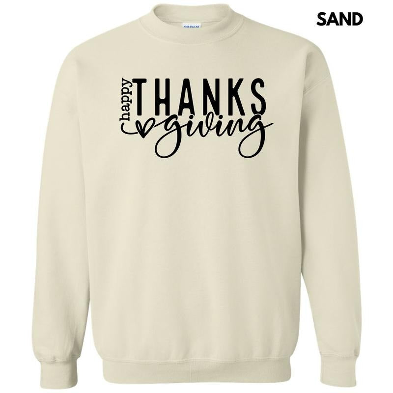 Happy Thanksgiving Black Sweatshirt 'NLB' T-Shirts, Hoodie | HypeDripTees.com