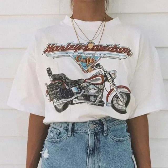 Harl Davids0n New York Cafe T-Shirt, shirt trend, Har.ley Davids0n Top Hoodie, Sweatshirt | HypeDripTees.com