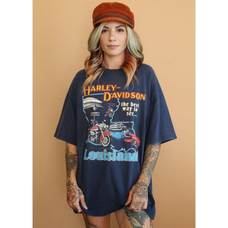 Harley Vintage T-shirt Davidson Tee Soft Thin 90s Shirt Biker Graphic Motorcycle Hoodie, Sweatshirt | HypeDripTees.com