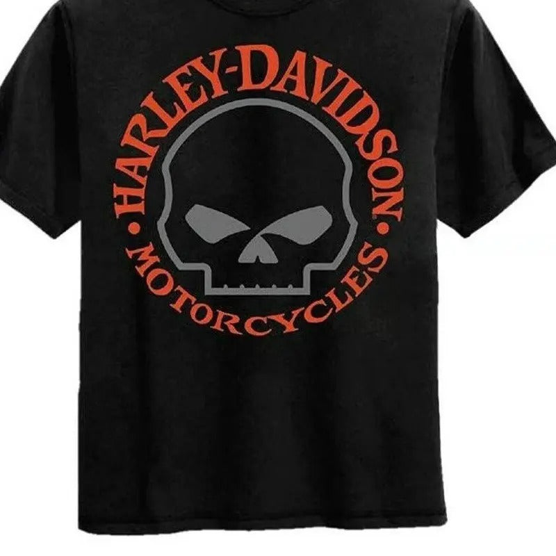 Harly-davidon Big Boys' Willie G Skull Short Unisex T-Shirt Size S-4XL, shirt trend Hoodie, Sweatshirt | HypeDripTees.com