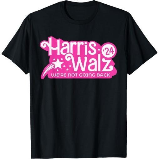 Harris Waltz 2024 We're Not Going Back Walz Kamala Harris T-Shirt made in usa Hoodie, Sweatshirt | HypeDripTees.com