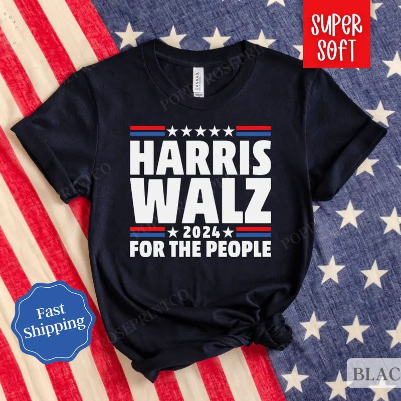 Harris Walz 2024 Shirt Election 2024 Shirt Madam President Shirt Kamala People T-Shirts, Hoodie, Sweatshirt