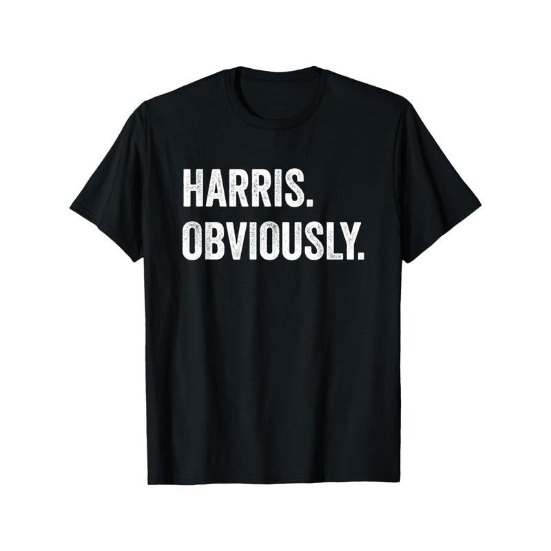 Harris. Obviously. A Vote For 2024 President Kamala Harris T-Shirt Hoodie, Sweatshirt | HypeDripTees.com