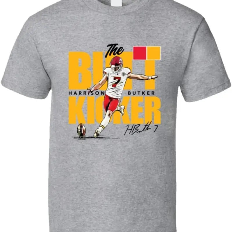 Harrison Butker The Butt Kicker T Shirt Hoodie, Sweatshirt | HypeDripTees.com