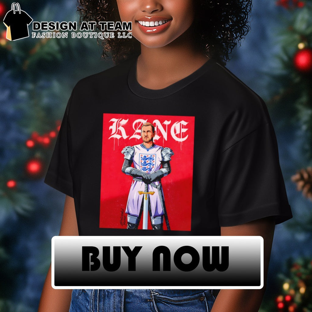 Harry Kane England Soccer National Team Player Medieval Knight shirt