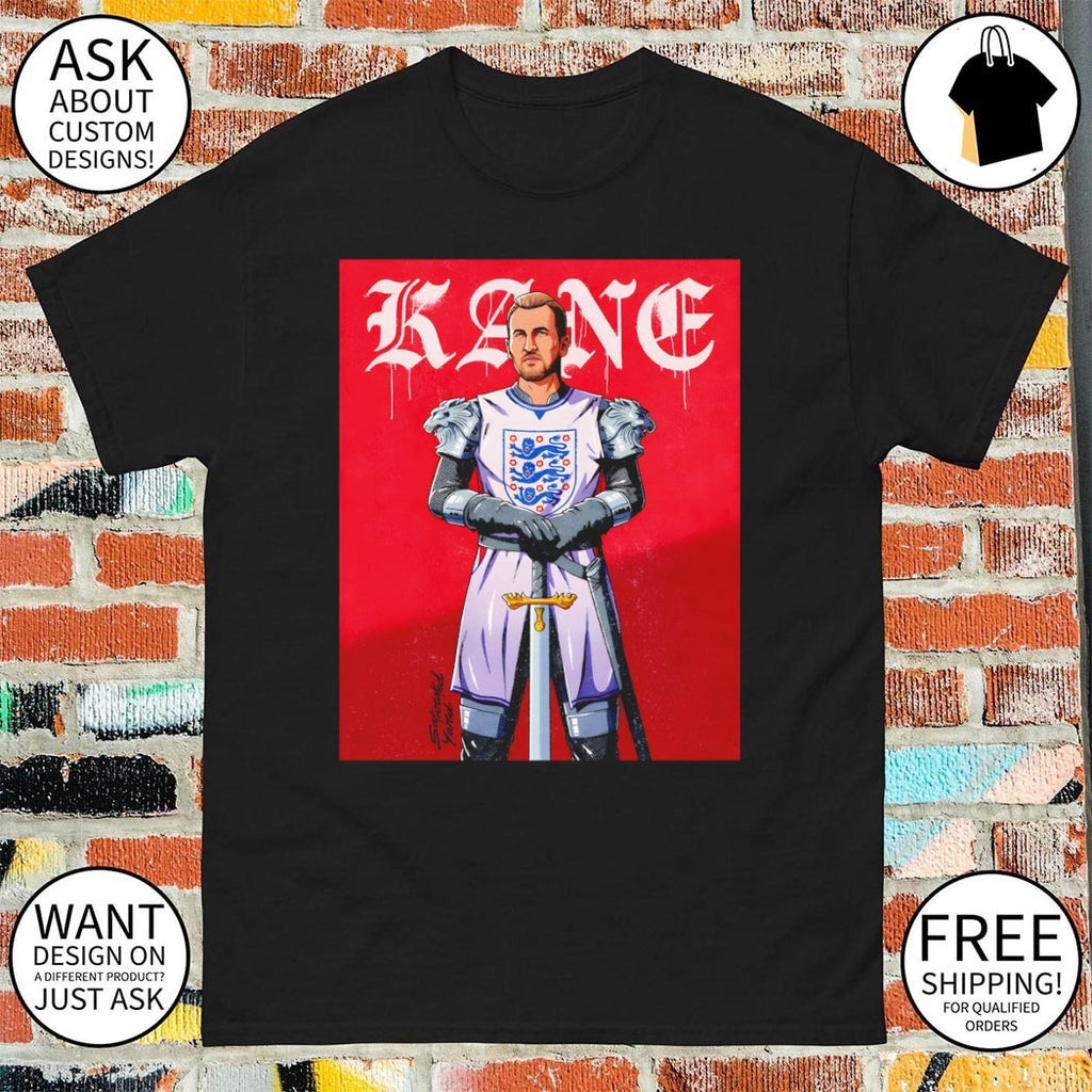 Harry Kane England Soccer National Team Player Medieval Knight shirt