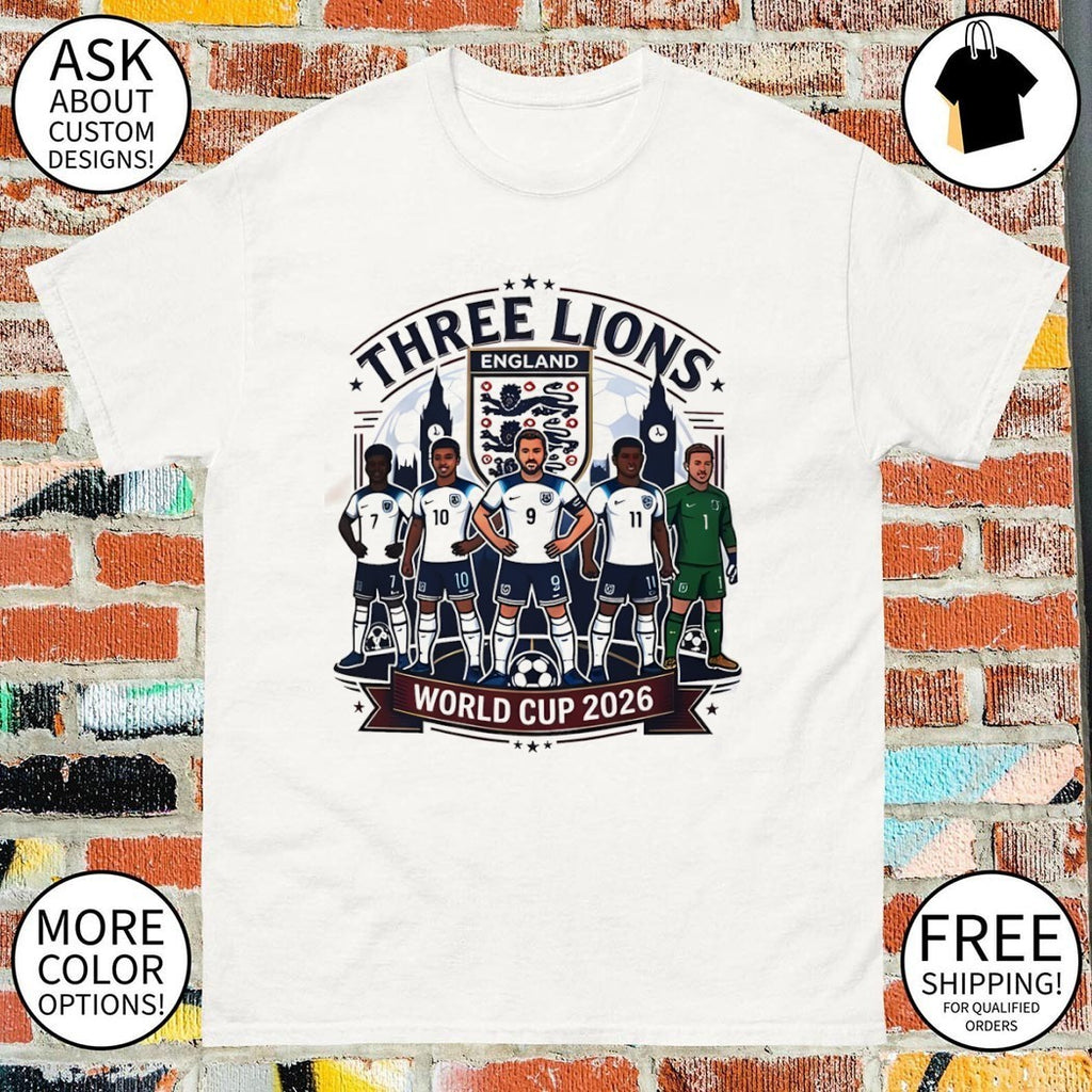 Harry Kane and Bukayo Saka England Soccer World Cup 2026 shirt