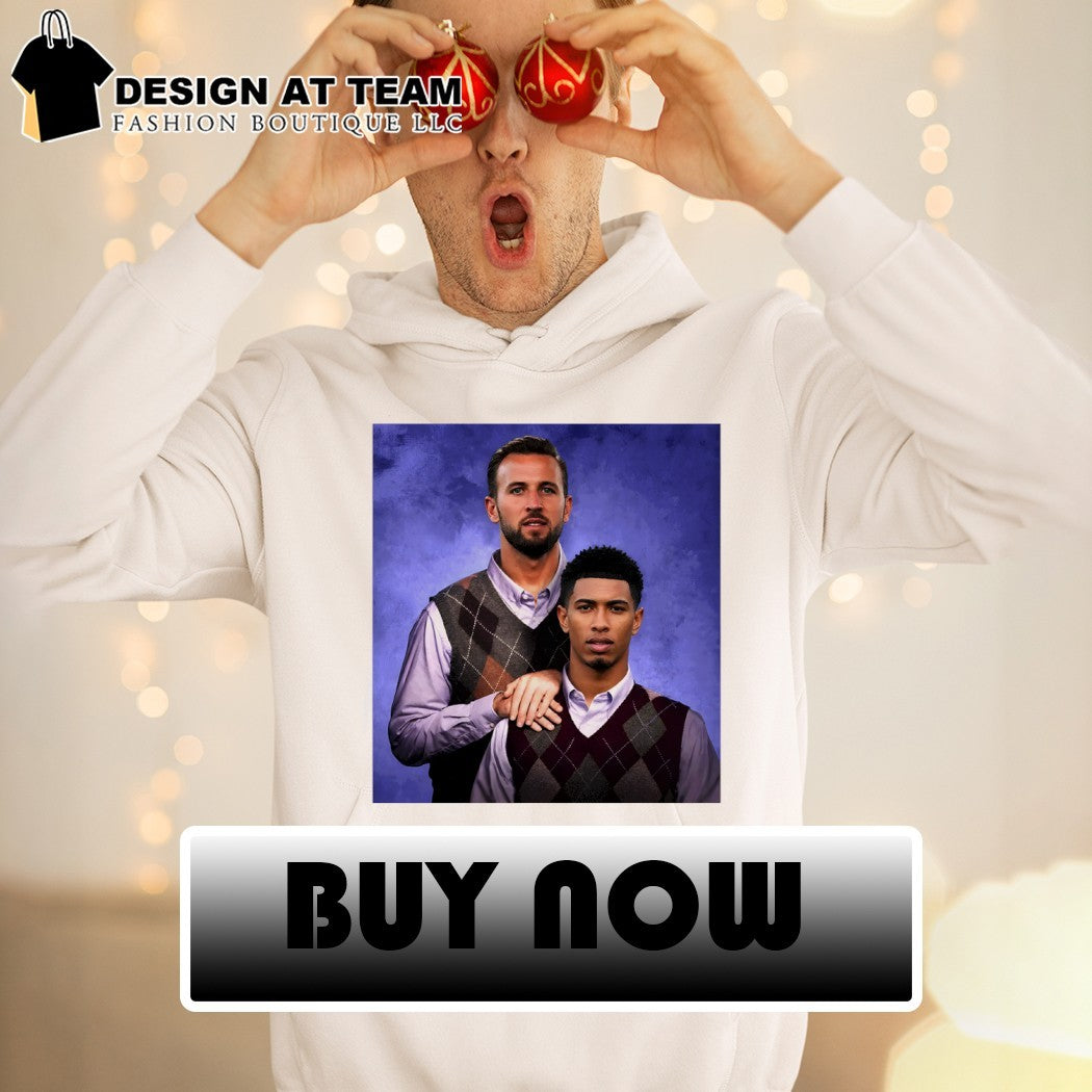 Harry Kane and Jude Bellingham England Soccer Step Brothers Three Lions Matchday vintage shirt
