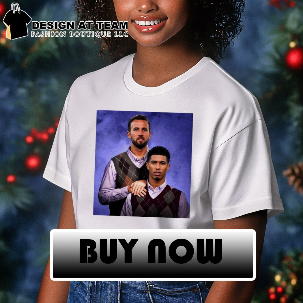 Harry Kane and Jude Bellingham England Soccer Step Brothers Three Lions Matchday vintage shirt