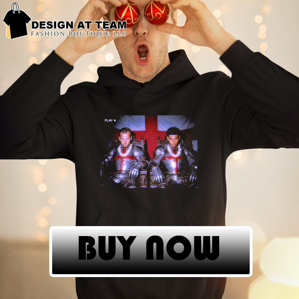 Harry Kane and Jude Bellingham combatant Engalnd Soccer World Cup 2026 shirt