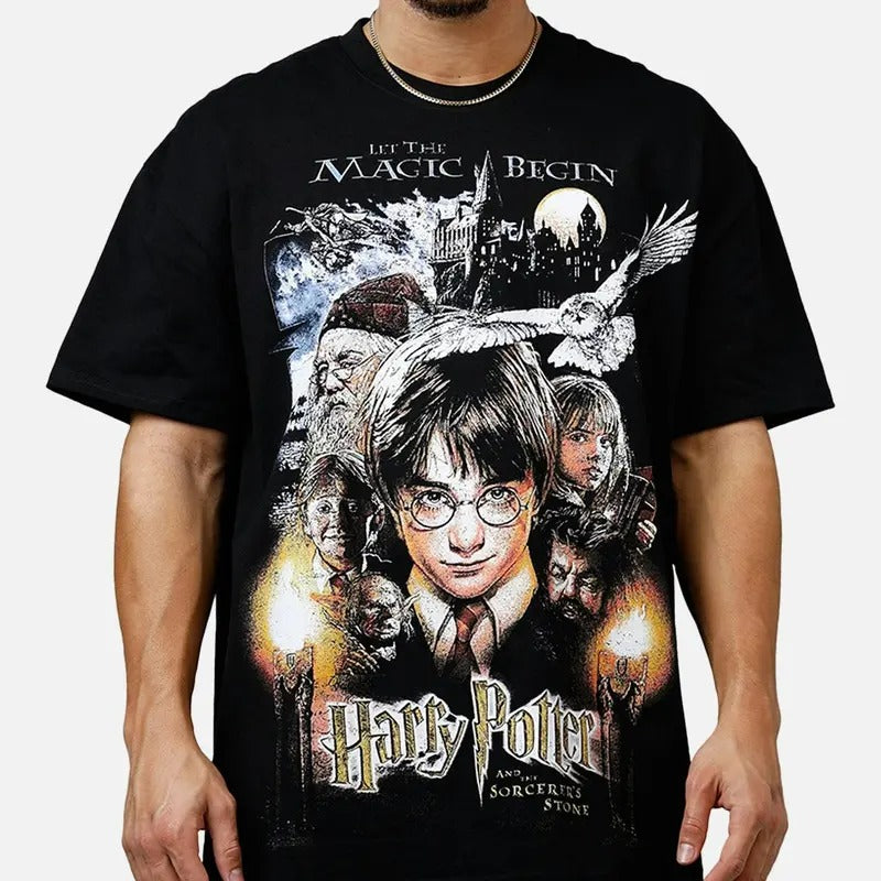 Harry P. Professor Ceverus Snape Vintage T-Shirt Trending Movie Shirt Menswear Womenswear Streetwear Movie Fans Graphic...