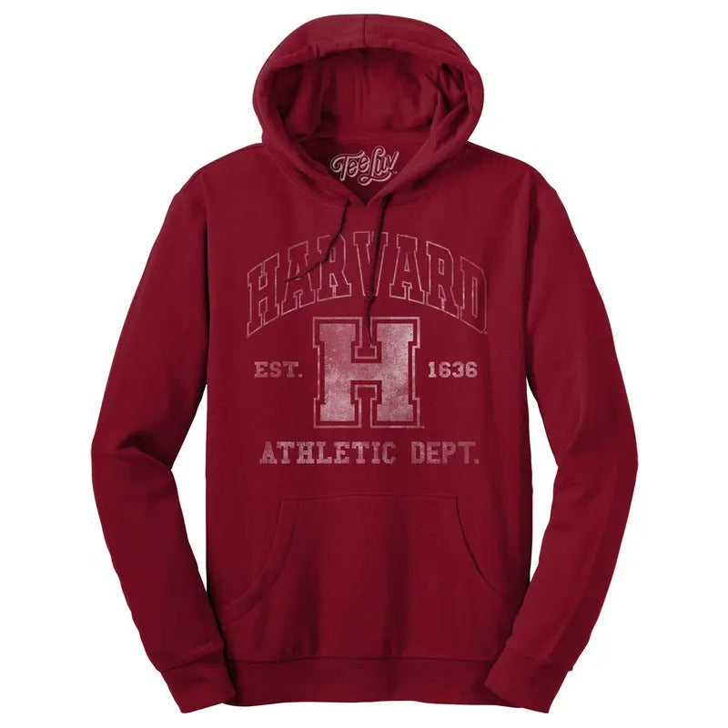 Harvard Athletic Department Pullover Hooded Sweashirt - Crimson T-Shirts, Hoodie, Sweatshirt | HypeDripTees.com