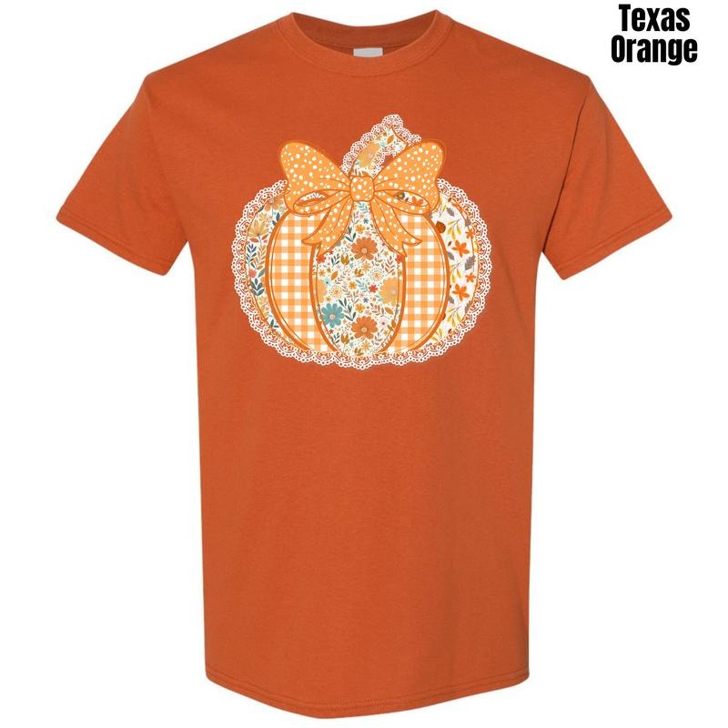 Harvest Floral Pumpkin Gildan T-Shirt 'NLB' Hoodie, Sweatshirt | HypeDripTees.com