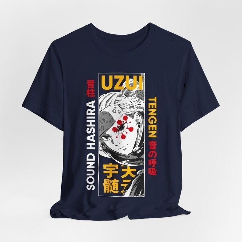 Hashira Uzui Anime T-shirt, Demon Anime Manga Shirt, Anime Shirt, Japanese Shirt Hoodie, Sweatshirt | HypeDripTees.com