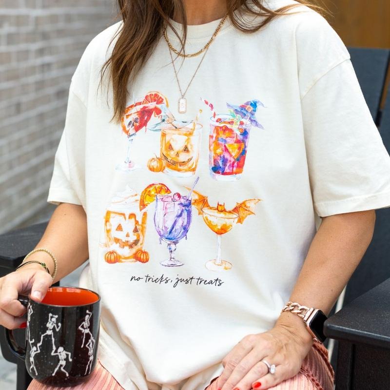 'Haunted Happy Hour' T-Shirt Hoodie, Sweatshirt | HypeDripTees.com