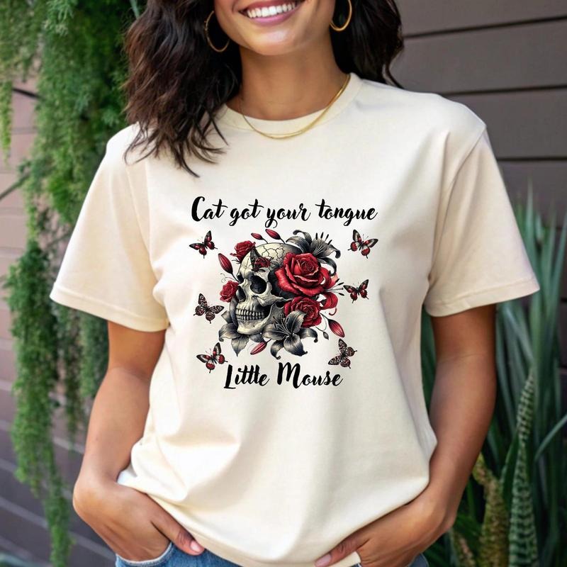 Haunting Adeline Shirt Cat Got Your Tongue Dark Romance T-Shirt Book Lover Gift Zade Meadows Merch Smut Reader Shirt...