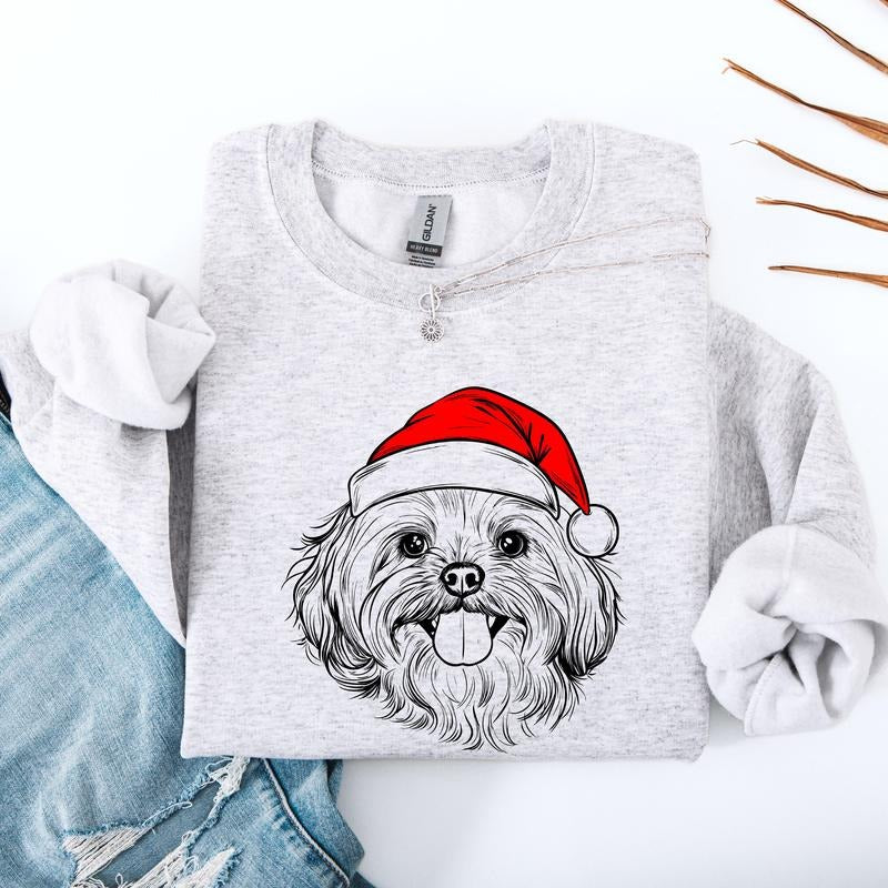 Havanese, Dog Lover Apparel, Pet, Dog Breed, Cute Sweatshirt, Crew Neck, Women's, Crewneck T-Shirts, Hoodie
