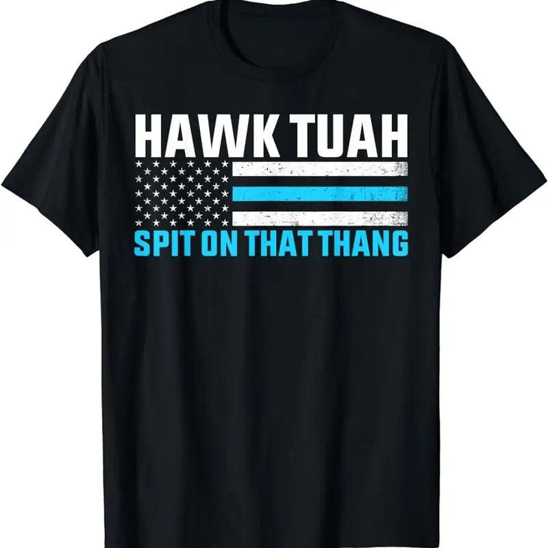 Hawk Tush Spit on that Thang Viral Election 2024 USA Flag T-Shirt Hoodie, Sweatshirt | HypeDripTees.com