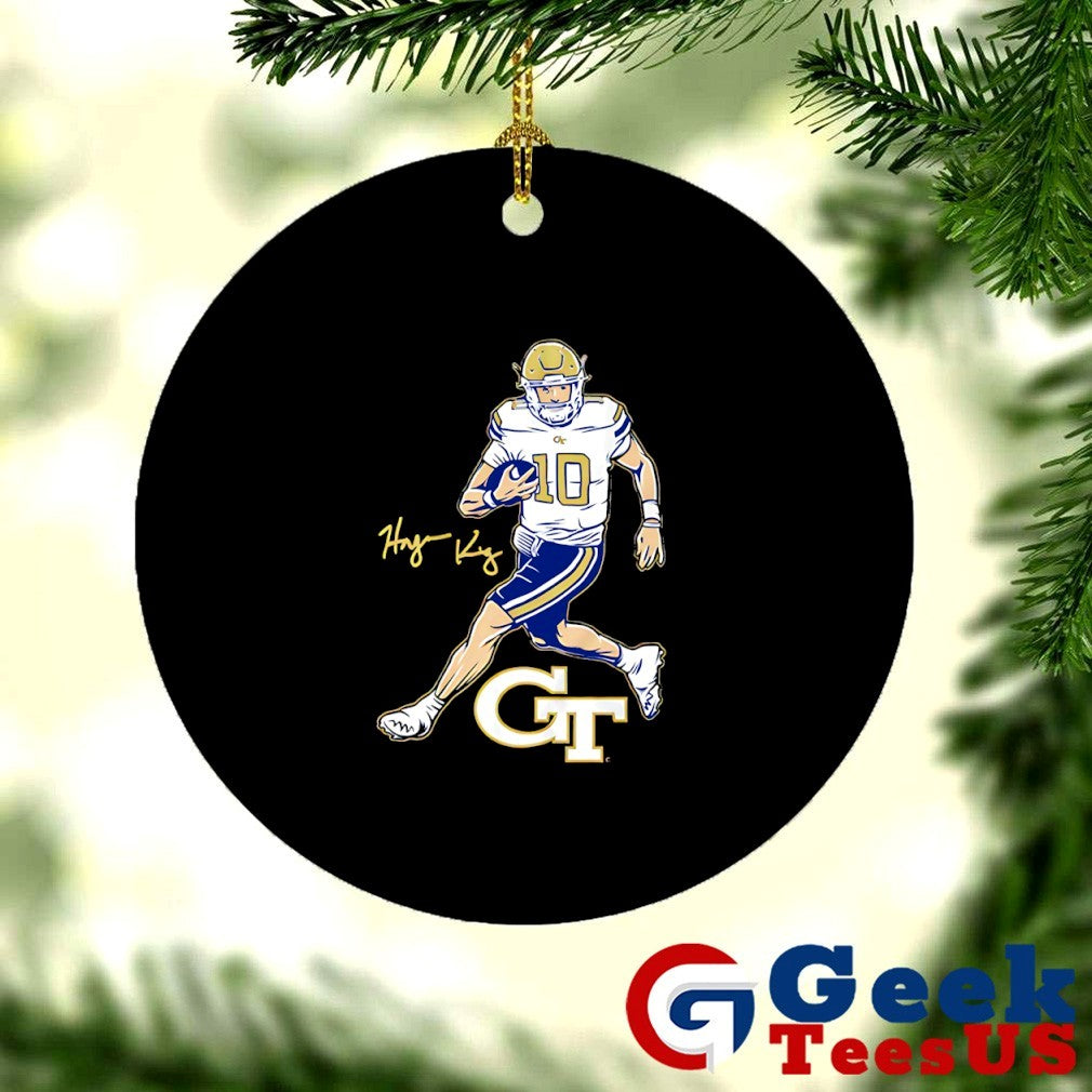 Haynes King Georgia Tech Yellow Jackets football signature shirt