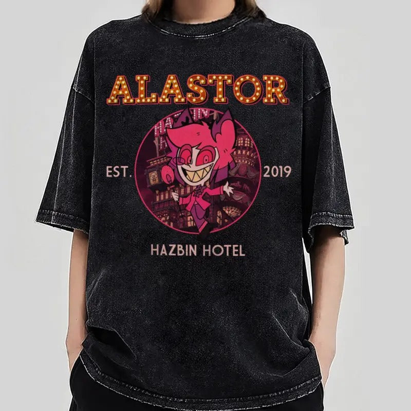 Hazbin Hotel Characters Of Years T-Shirt, Hazbin Hotel Characters Tee, Helluva Boss, Alastor, Vaggie, Charlie,Angel,...