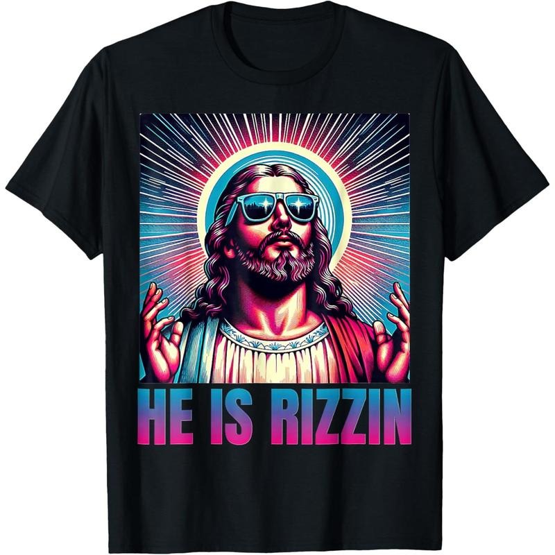 He Is Rizzin Jesus T-Shirt style 02 Hoodie, Sweatshirt | HypeDripTees.com