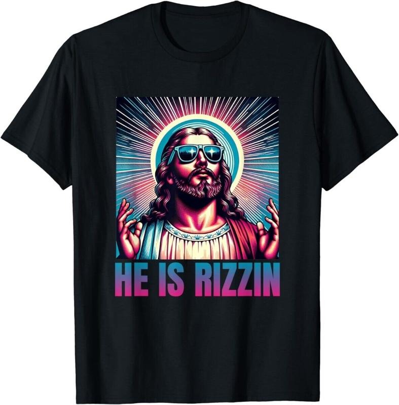 He Is Rizzin Jesus is Rizzen T-Shirt Hoodie, Sweatshirt | HypeDripTees.com
