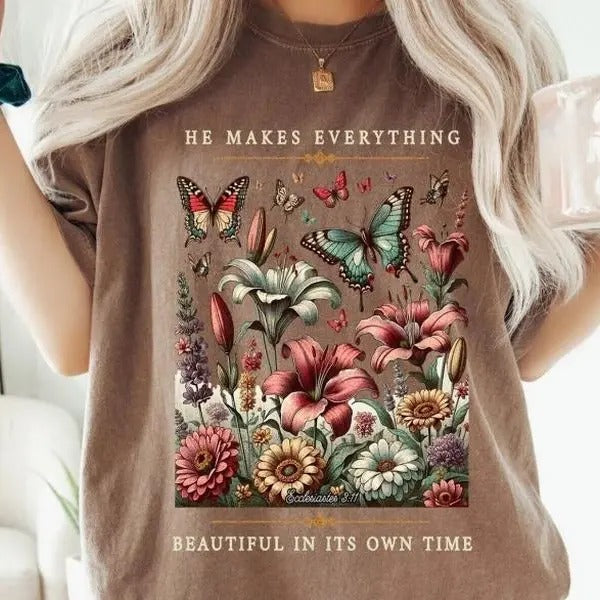 He Makes Everything Beautiful  DTF Transfers - THIS IS NOT A SHIRT Hoodie, Sweatshirt | HypeDripTees.com