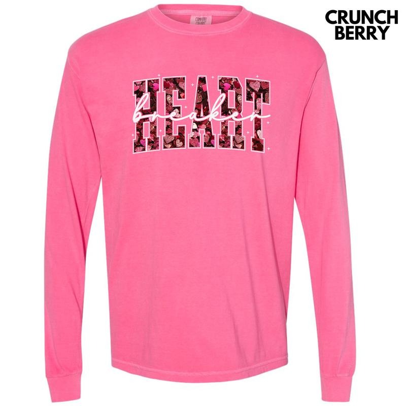 Heart Breaker Long Sleeve Comfort Colors T-Shirt 'NLB' Hoodie, Sweatshirt | HypeDripTees.com