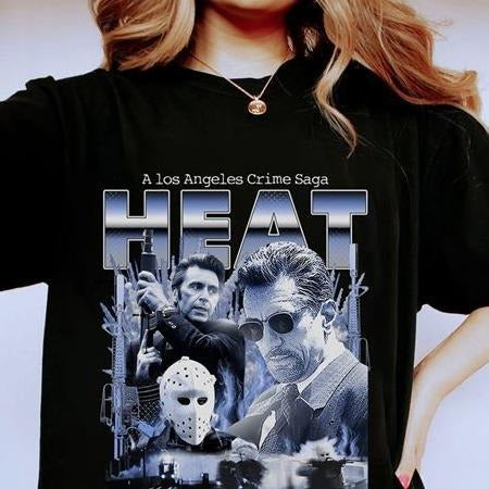 Heat Movie - A Los Angeles Crime Saga 90s Retro Vintage Unisex Classic T-Shirt Top Womenswear city shirt Hoodie, Sweatshirt