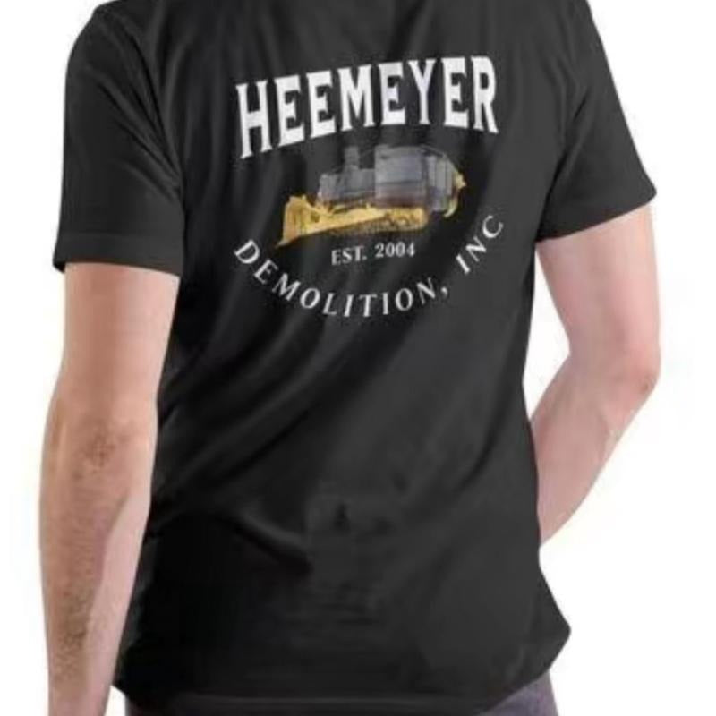 Heemeyer Demolition Inc T-Shirt for Men - Short Sleeve Crewneck Tee Cotton Menswear Hoodie, Sweatshirt | HypeDripTees.com