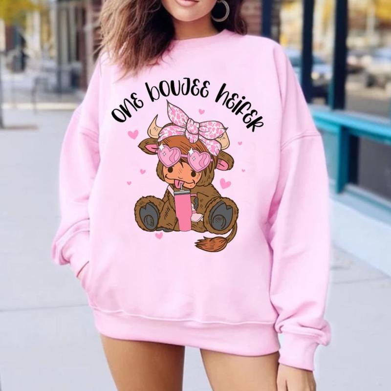 Heifer Valentine Sweatshirt, Highland Cow Valentine Shirt, Valentine Day Western Country Shirt, Love Cow Valentines Day...
