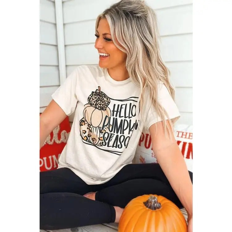 Hello Pumpkin Season T-Shirt Hoodie, Sweatshirt | HypeDripTees.com