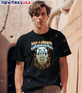 Hellrider Skull Motorcycle Fire T-Shirt