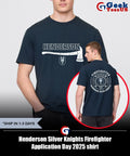 Henderson Silver Knights Firefighter Application Day 2025 shirt