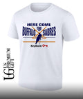 Here Come The Buffalo Sabres hockey 2026 Keybank shirt