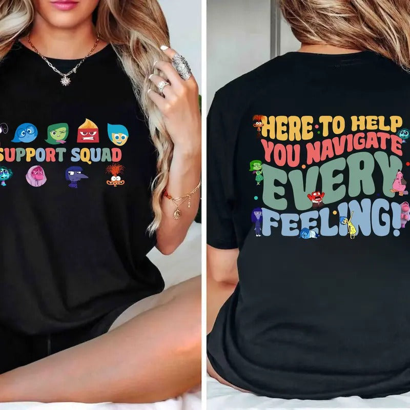 Here to Help You Navigate Every Feeling Shirt, Teacher Shirt,BCBA Shirt Hoodie, Sweatshirt | HypeDripTees.com
