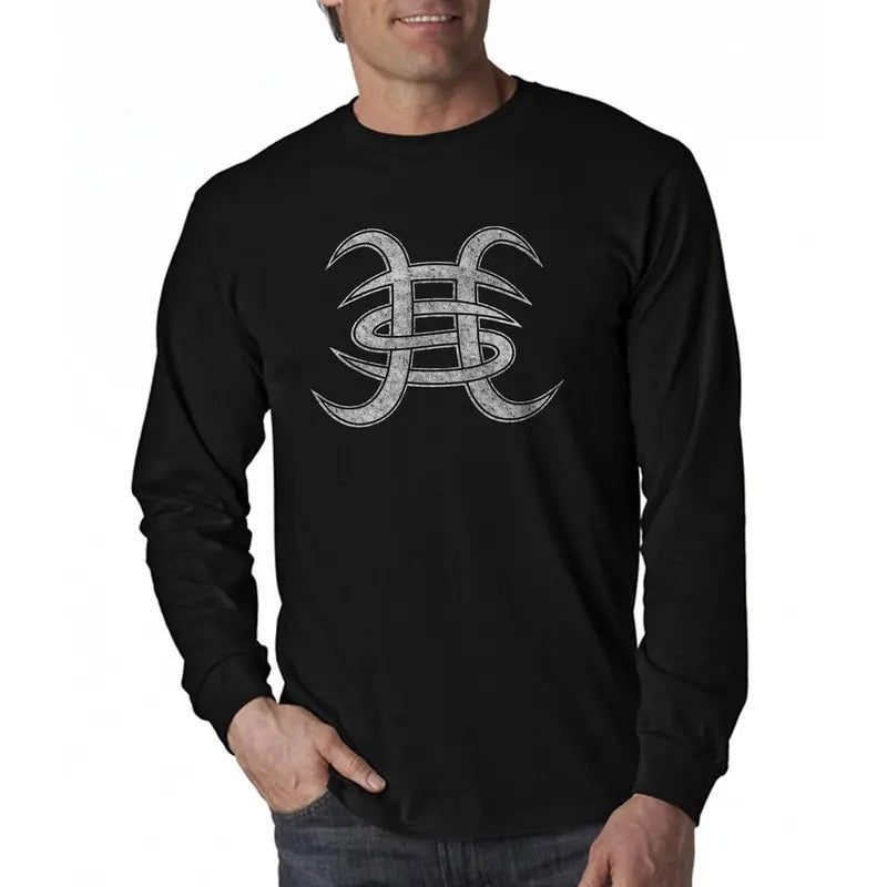 Heroes Del Silencio E Bunbury Distresses Logo Long Sleeve T-Shirt Casual Classic Hoodie, Sweatshirt | HypeDripTees.com