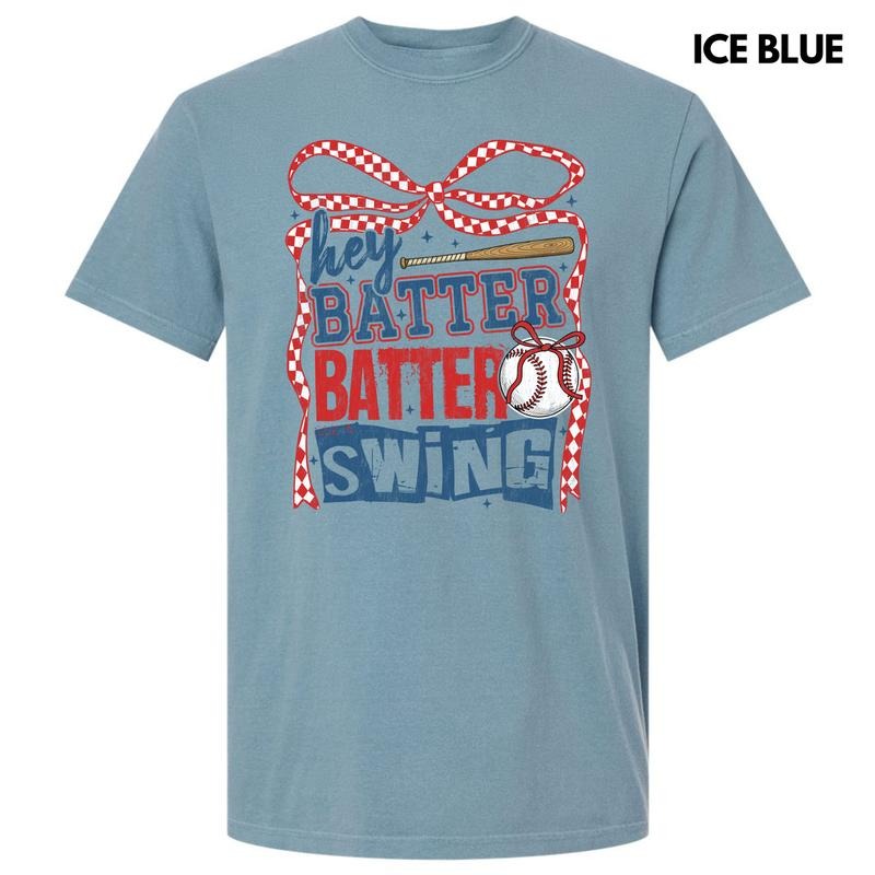 Hey Batter Swing Comfort Colors T-Shirt 'NLB' Hoodie, Sweatshirt | HypeDripTees.com