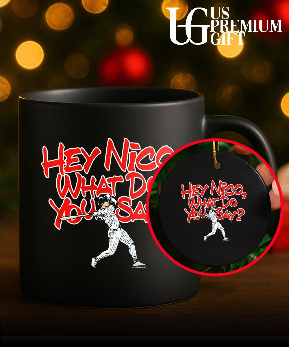 Hey Nico What Do You Say Nico Hoerner Chicago Cubs MLB shirt