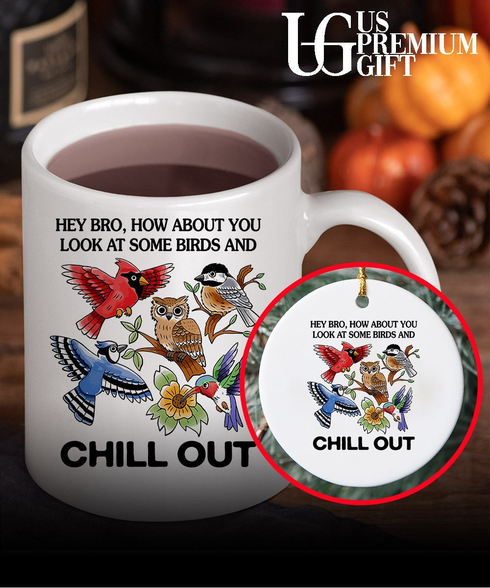 Hey bro look at some birds and chill out shirt