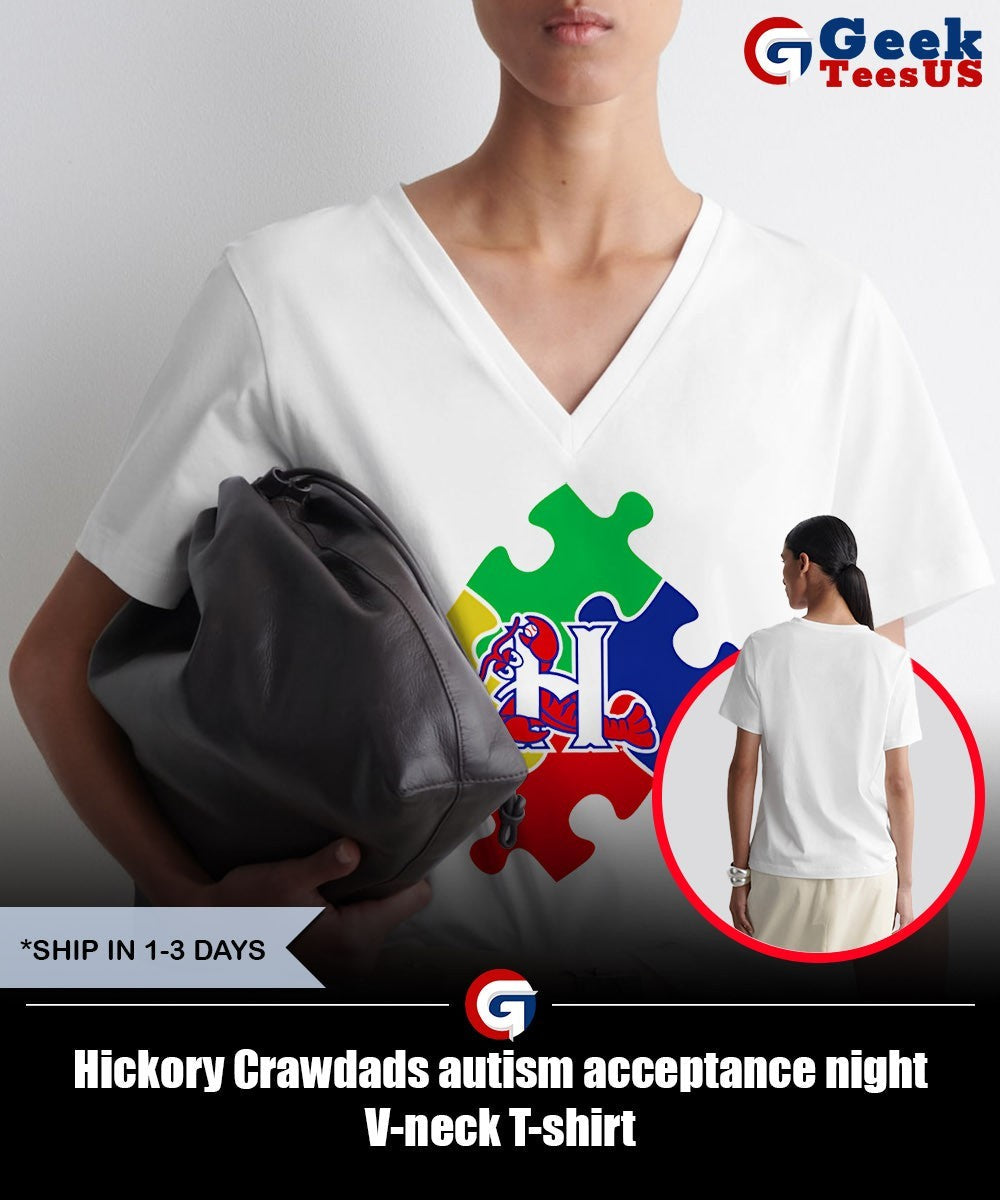 Hickory Crawdads autism acceptance night shirt