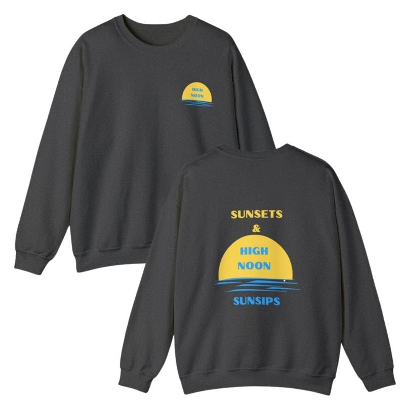 High Noon Sunsips Sweatshirt, nooners Hoodie, clothing hard seltzer Shirt | HypeDripTees.com
