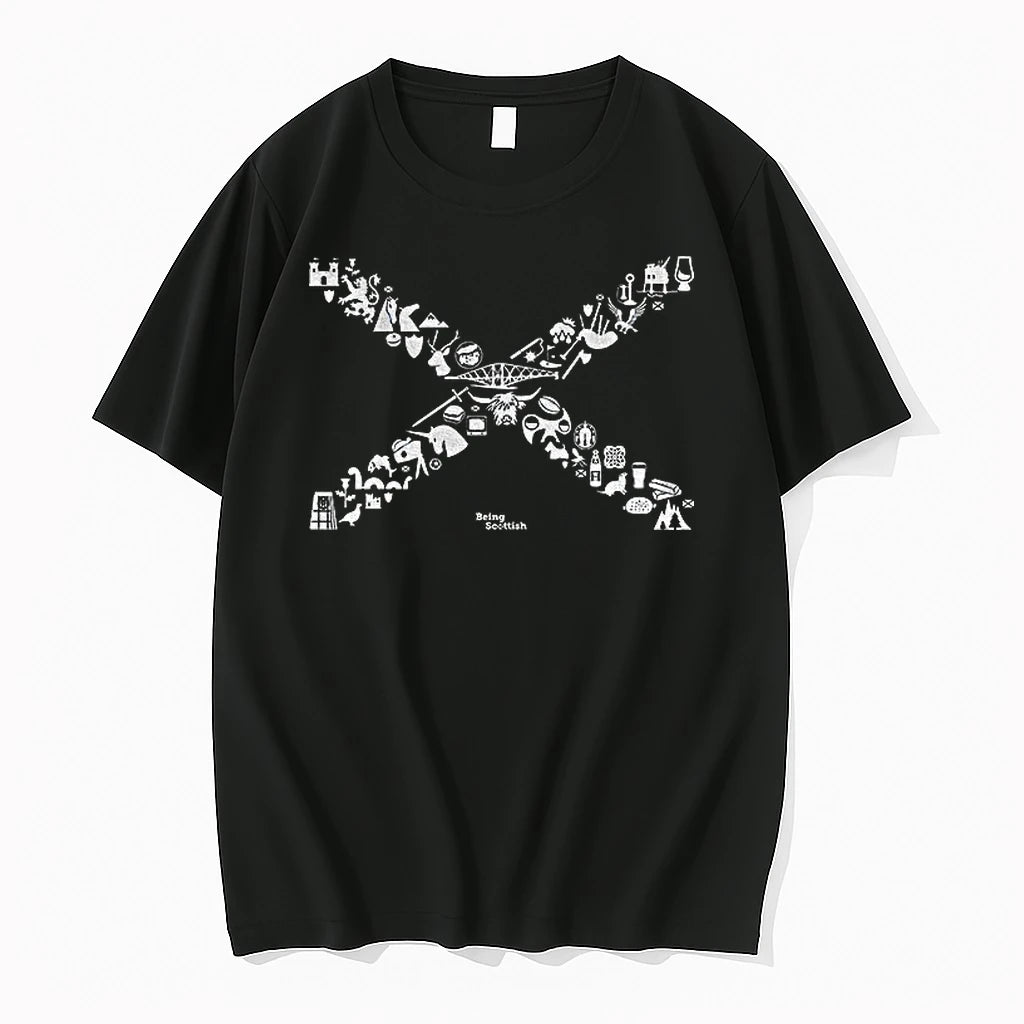 Highland Coo Scottie Dug And The Loch Ness Monster 50 Scots Icons Tshirts Sweater Hoodie, Sweatshirt | HypeDripTees.com